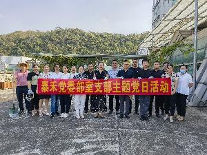 柳州泰禾公司党委开展“庆国庆喜迎二十大”主题党日活动